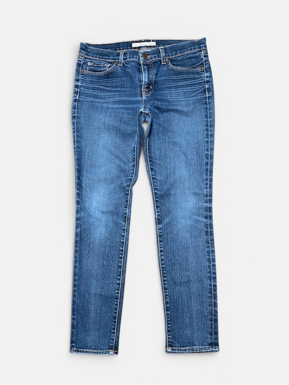 J Brand “Skinny Leg” Medium Wash Jeans in Ink Size 29 (Flawed)